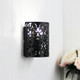 Wall Light Black Wrought Metal, Stunning Cutout Rustic Wall Light Black Wrought Metal, Stunning Cutout Rustic